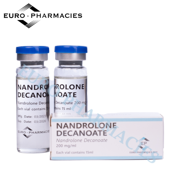 Frasco de 15ml de Decanoato de Nandrolona (200mg/ml) da Euro-Pharmacies