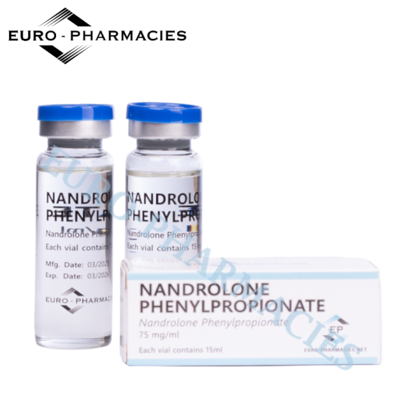 Frasco de 15ml de Fenilpropionato de Nandrolona (75mg/ml) da Euro-Pharmacies